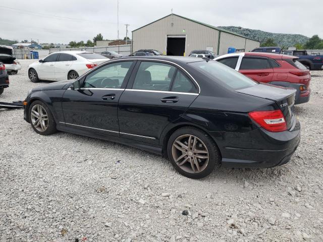 WDDGF8AB1EA954663 - 2014 MERCEDES-BENZ C 300 4MATIC BLACK photo 2