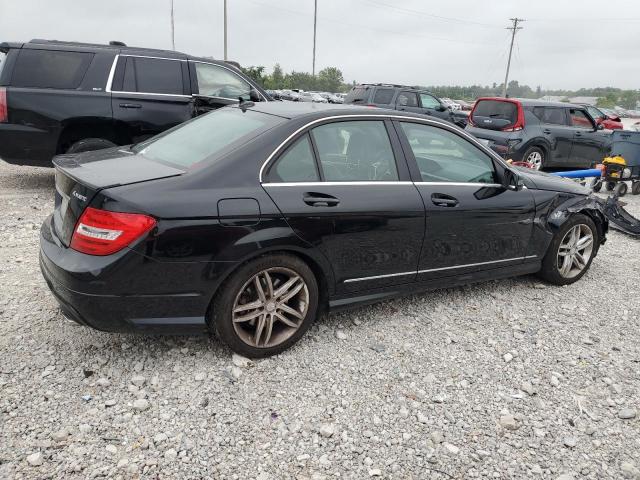WDDGF8AB1EA954663 - 2014 MERCEDES-BENZ C 300 4MATIC BLACK photo 3