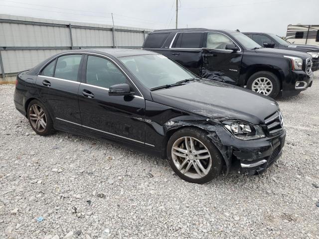 WDDGF8AB1EA954663 - 2014 MERCEDES-BENZ C 300 4MATIC BLACK photo 4