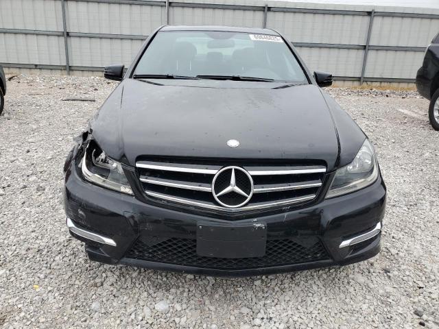 WDDGF8AB1EA954663 - 2014 MERCEDES-BENZ C 300 4MATIC BLACK photo 5