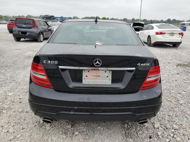 WDDGF8AB1EA954663 - 2014 MERCEDES-BENZ C 300 4MATIC BLACK photo 6