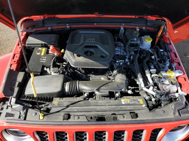 1C4JJXP69MW799493 - 2021 JEEP WRANGLER U SAHARA 4XE RED photo 11