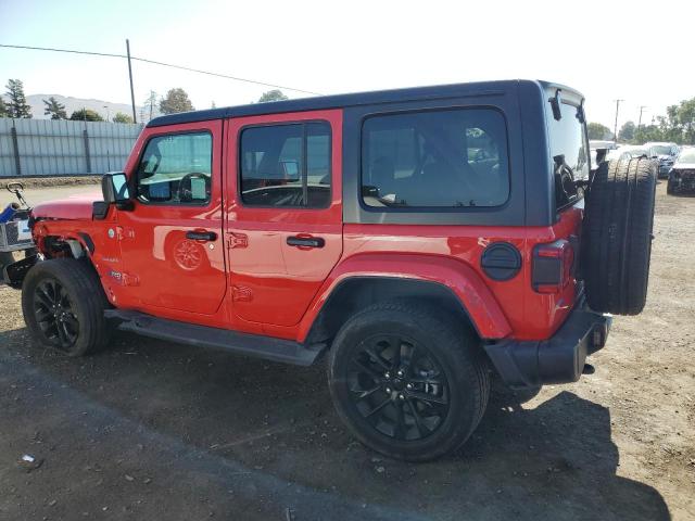 1C4JJXP69MW799493 - 2021 JEEP WRANGLER U SAHARA 4XE RED photo 2