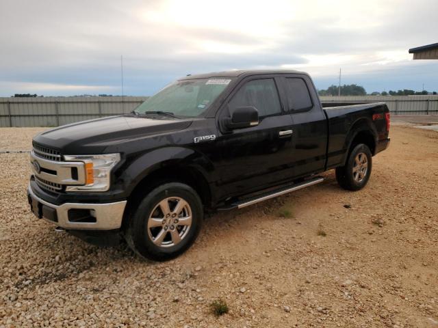 1FTFX1E50JKF54144 - 2018 FORD F150 SUPER CAB BLACK photo 1