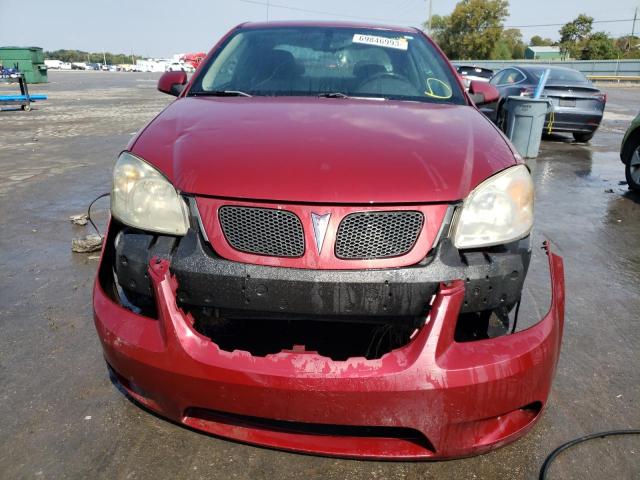 1G2AT18H397212735 - 2009 PONTIAC G5 GT MAROON photo 5