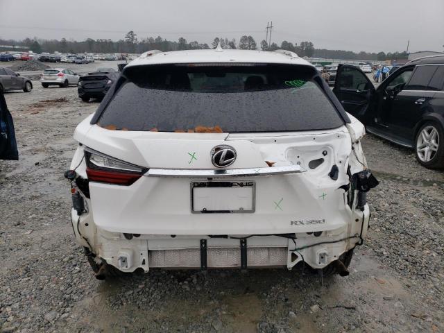 JTJBZMCA0J2030497 - 2018 LEXUS RX 350 BASE WHITE photo 6