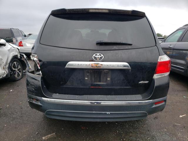 5TDBK3EH3DS212171 - 2013 TOYOTA HIGHLANDER BASE BLACK photo 6