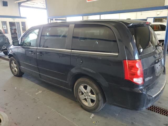 2C4RDGDG4CR129042 - 2012 DODGE GRAND CARAVAN CREW BLACK photo 2