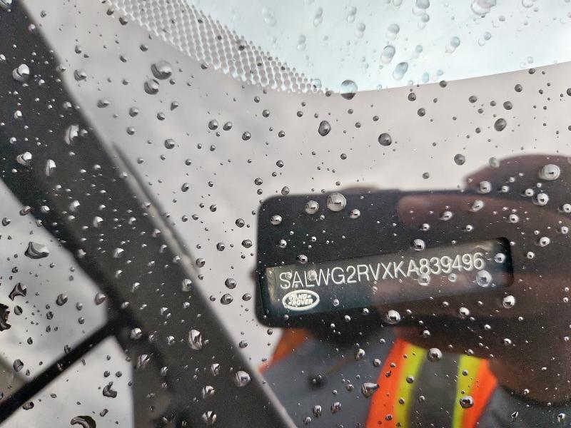 SALWG2RVXKA839496 - 2019 LAND ROVER RANGE ROVE SE WHITE photo 12