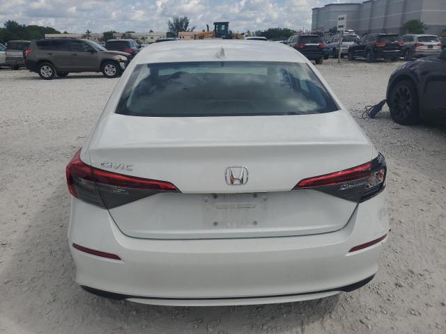 2HGFE1F79PH303601 - 2023 HONDA CIVIC EX WHITE photo 6