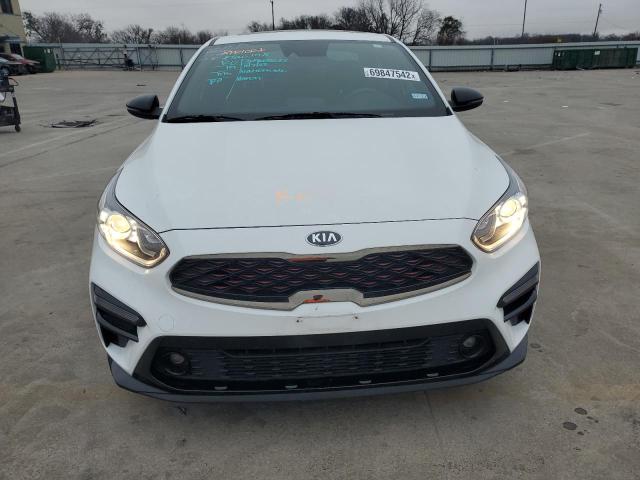 3KPF34AD7ME392465 - 2021 KIA FORTE GT LINE WHITE photo 5