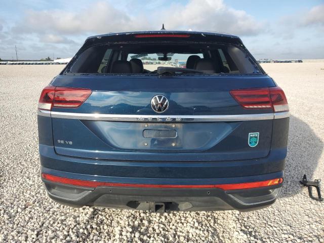 1V2JE2CA2MC215520 - 2021 VOLKSWAGEN ATLAS CROS SE BLUE photo 6