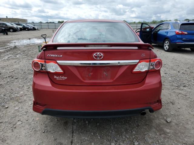 2T1BU4EE9BC625921 - 2011 TOYOTA COROLLA BASE 红色 照片 6