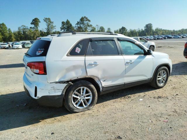 5XYKT4A62EG493675 - 2014 KIA SORENTO LX WHITE photo 3