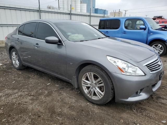 JN1CV6AR2FM650127 - 2015 INFINITI Q40 GRAY photo 4