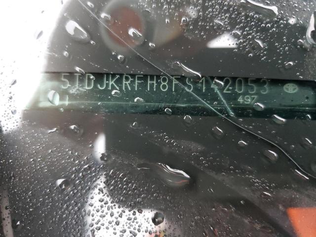 5TDJKRFH8FS142053 - 2015 TOYOTA HIGHLANDER XLE BLACK photo 13