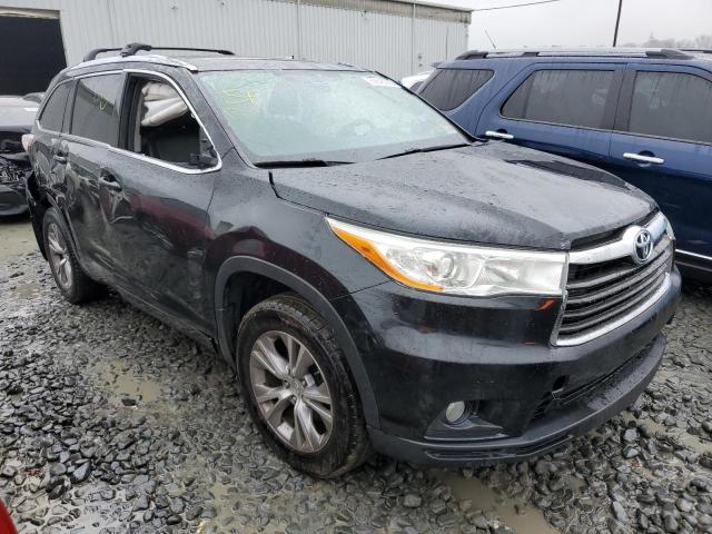 5TDJKRFH8FS142053 - 2015 TOYOTA HIGHLANDER XLE BLACK photo 4
