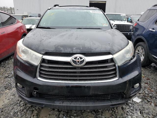 5TDJKRFH8FS142053 - 2015 TOYOTA HIGHLANDER XLE BLACK photo 5