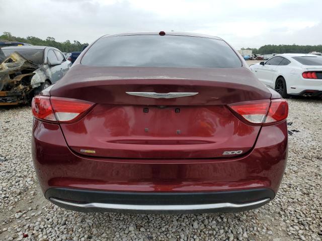 1C3CCCAB8FN718921 - 2015 CHRYSLER 200 LIMITED BURGUNDY photo 6