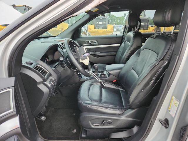 1FM5K7D83HGC63607 - 2017 FORD EXPLORER XLT SILVER photo 7
