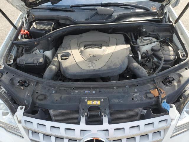 4JGBB8GB0AA544336 - 2010 MERCEDES-BENZ ML 350 4MATIC WHITE photo 12