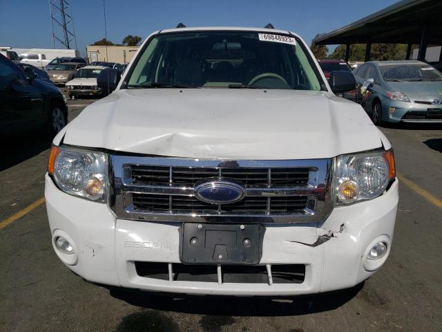 1FMCU49H88KD58184 - 2008 FORD ESCAPE HEV WHITE photo 5