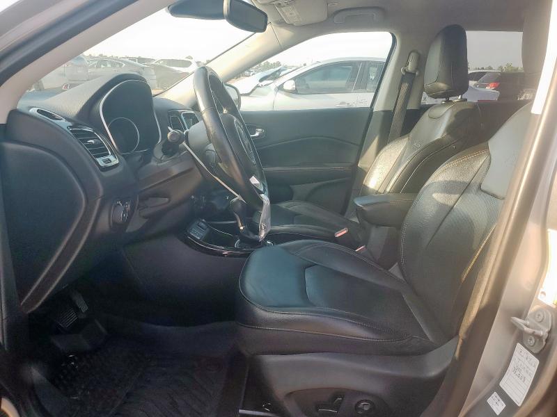 3C4NJCCB2KT662864 - 2019 JEEP COMPASS LIMITED SILVER photo 7