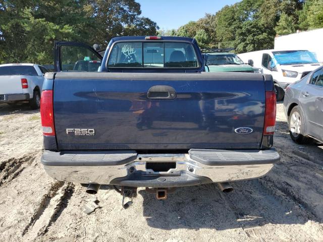 1FTNF21L92EB18384 - 2002 FORD F250 SUPER DUTY BLUE photo 6