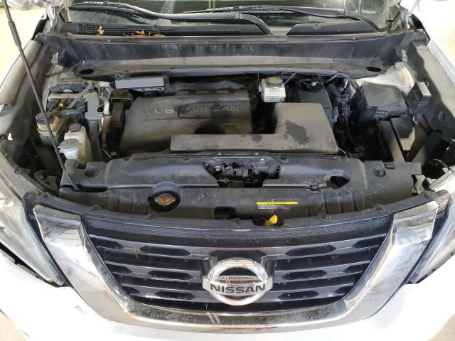 5N1DR2MM6KC625810 - 2019 NISSAN PATHFINDER S WHITE photo 12