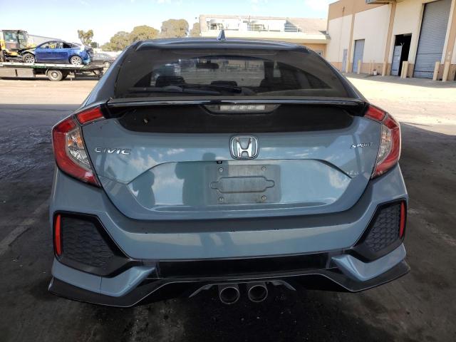 SHHFK7H40JU402011 - 2018 HONDA CIVIC SPORT BLUE photo 6