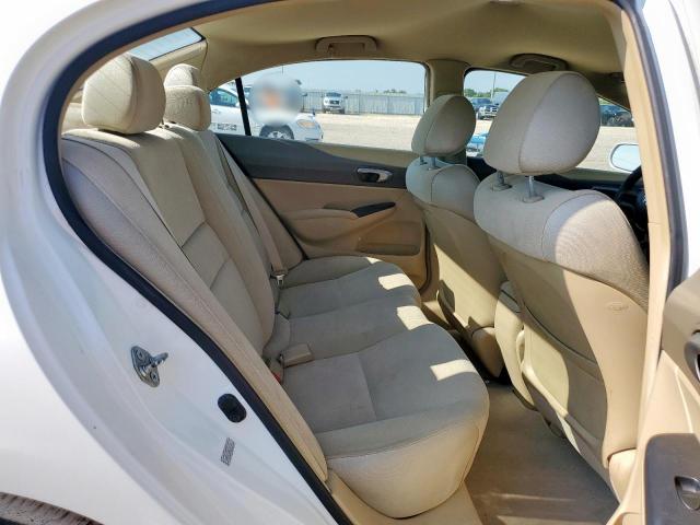 1HGFA16556L061837 - 2006 HONDA CIVIC LX 白色 照片 10