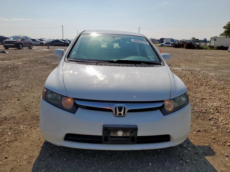 1HGFA16556L061837 - 2006 HONDA CIVIC LX 白色 照片 5