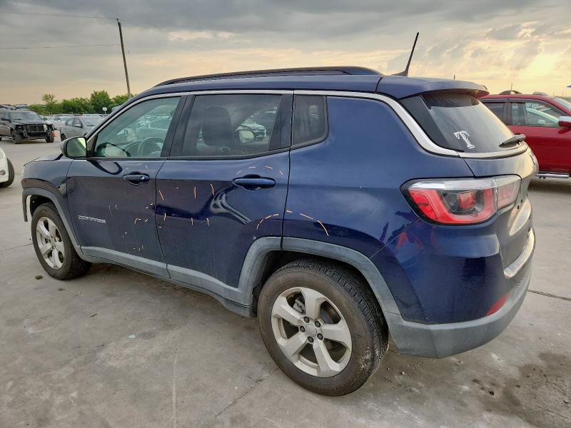 3C4NJCBB3JT287048 - 2018 JEEP COMPASS LATITUDE Bleu photo 2
