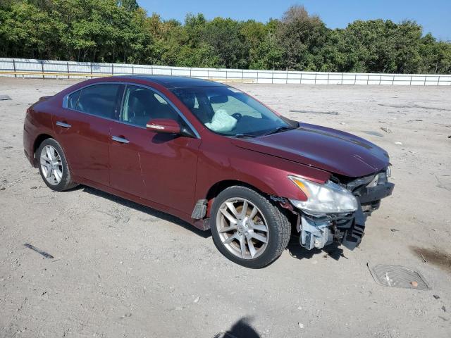 1N4AA5AP5AC830926 - 2010 NISSAN MAXIMA S MAROON photo 4