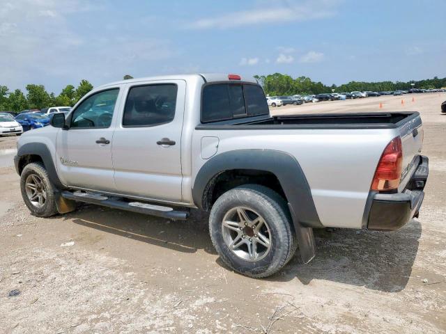 5TFJU4GNXDX030525 - 2013 TOYOTA TACOMA DOUBLE CAB PRERUNNER GRAY photo 2
