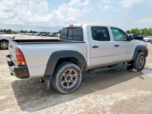 5TFJU4GNXDX030525 - 2013 TOYOTA TACOMA DOUBLE CAB PRERUNNER GRAY photo 3