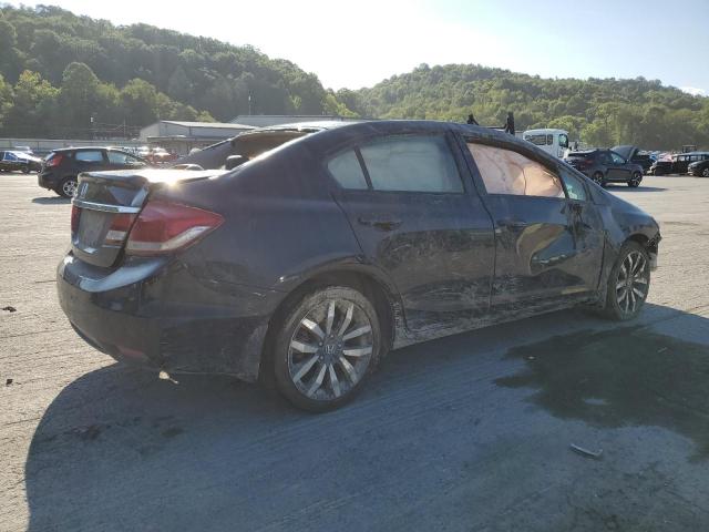 19XFB2F97EE265910 - 2014 HONDA CIVIC EXL BLACK photo 3
