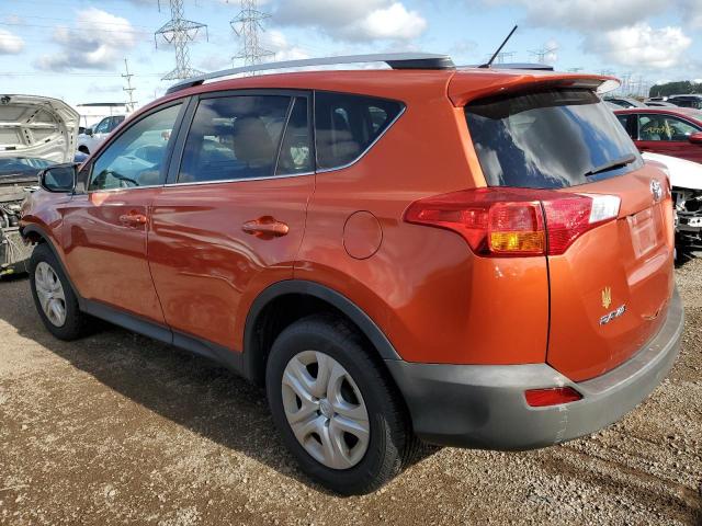 2T3ZFREV2FW134821 - 2015 TOYOTA RAV4 LE 橙色 照片 2