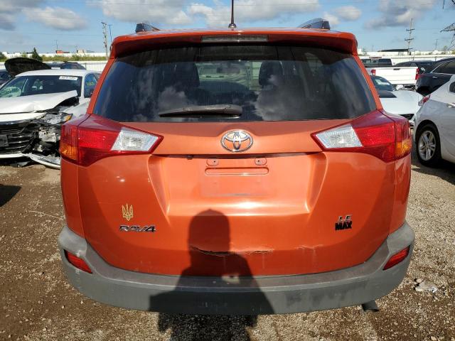 2T3ZFREV2FW134821 - 2015 TOYOTA RAV4 LE 橙色 照片 6