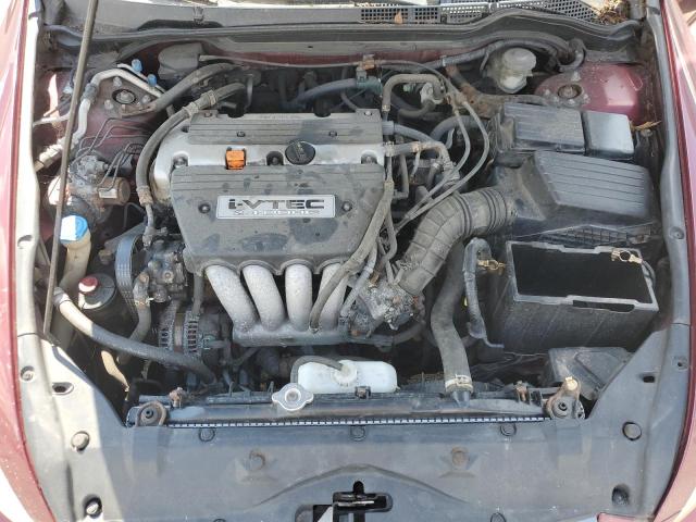1HGCM56894A079861 - 2004 HONDA ACCORD EX Burgund zdjęcie 11