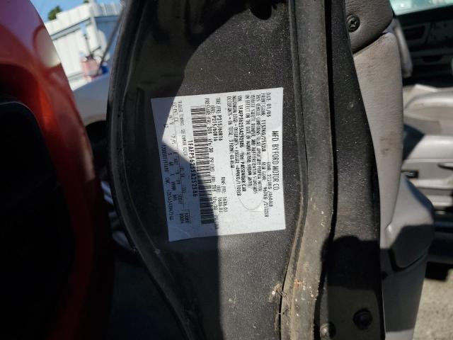 1FAFP56255A252586 - 2005 FORD TAURUS SEL GRAY photo 12