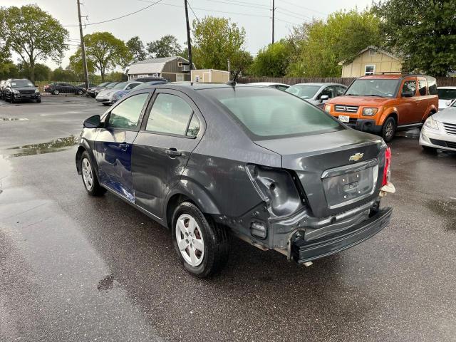 1G1JA5SH8D4153041 - 2013 CHEVROLET SONIC LS GRAY photo 3