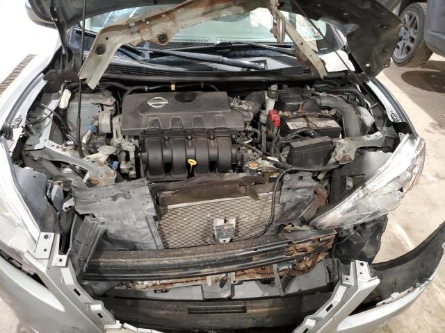 3N1AB7AP2DL733634 - 2013 NISSAN SENTRA S SILVER photo 11