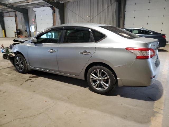 3N1AB7AP2DL733634 - 2013 NISSAN SENTRA S SILVER photo 2