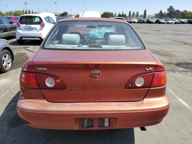 1NXBR12E91Z501018 - 2001 TOYOTA COROLLA CE RED photo 6