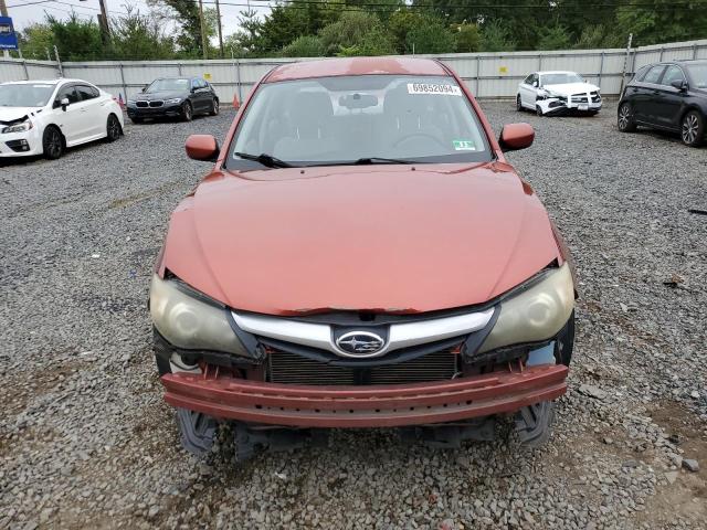 JF1GE6A62BH501410 - 2011 SUBARU IMPREZA 2.5I ORANGE photo 5