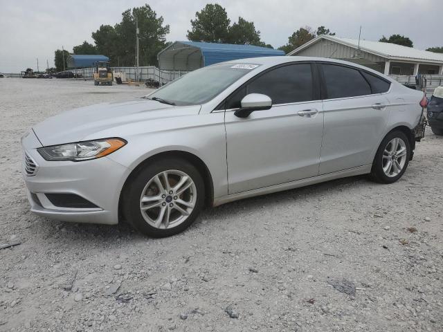 3FA6P0HD1JR195773 - 2018 FORD FUSION SE SILVER photo 1