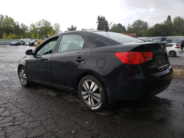 KNAFU4A28D5733506 - 2013 KIA FORTE EX BLACK photo 2