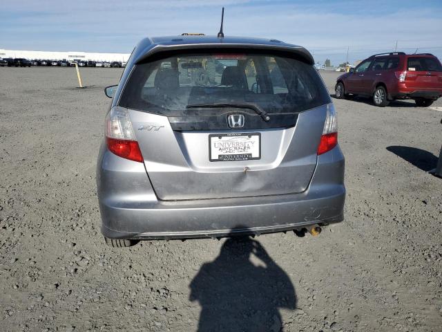 JHMGE88489S013763 - 2009 HONDA FIT SPORT SILVER photo 6