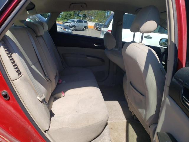 JTDKB20U067507630 - 2006 TOYOTA PRIUS RED photo 10